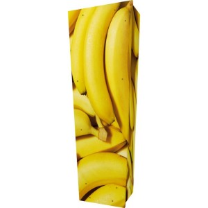 Summer Fruits of the World (Sweet Banana) - Personalised Picture Coffin with Customised Design.